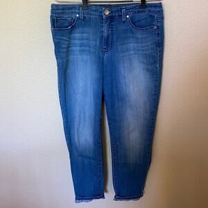 Nine West Medium Wash Skinny Ankle Jeans Size 10
